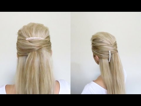 Penteado Semi Preso Trançado Por Priscila Barbosa - Youtube