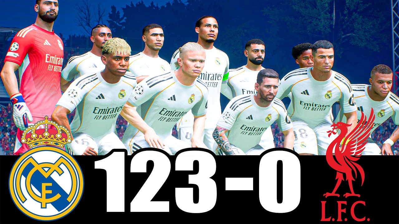 RONALDO, MESSI, LAMINE YAMAL, MBAPPE ALL BEST PLAYERS IN THE WORLD PLAYING TOGETHER | MESSALDO FC 26