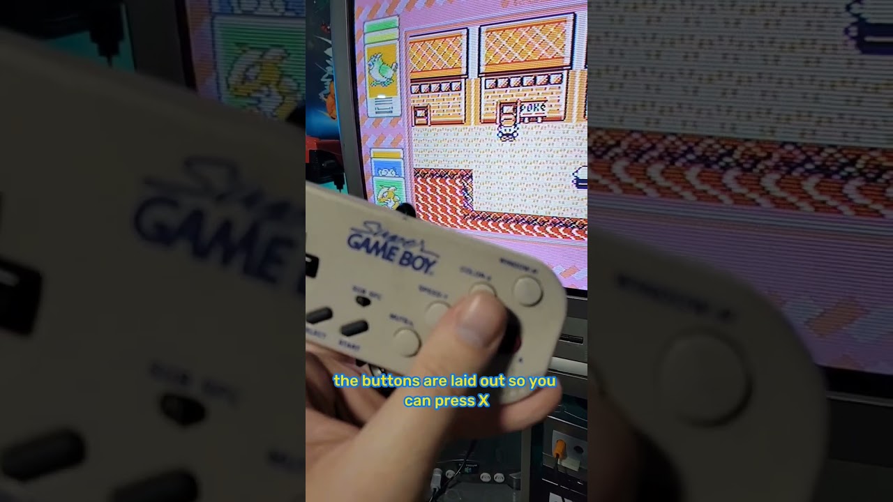 Meet the Super Game Boy controller! 