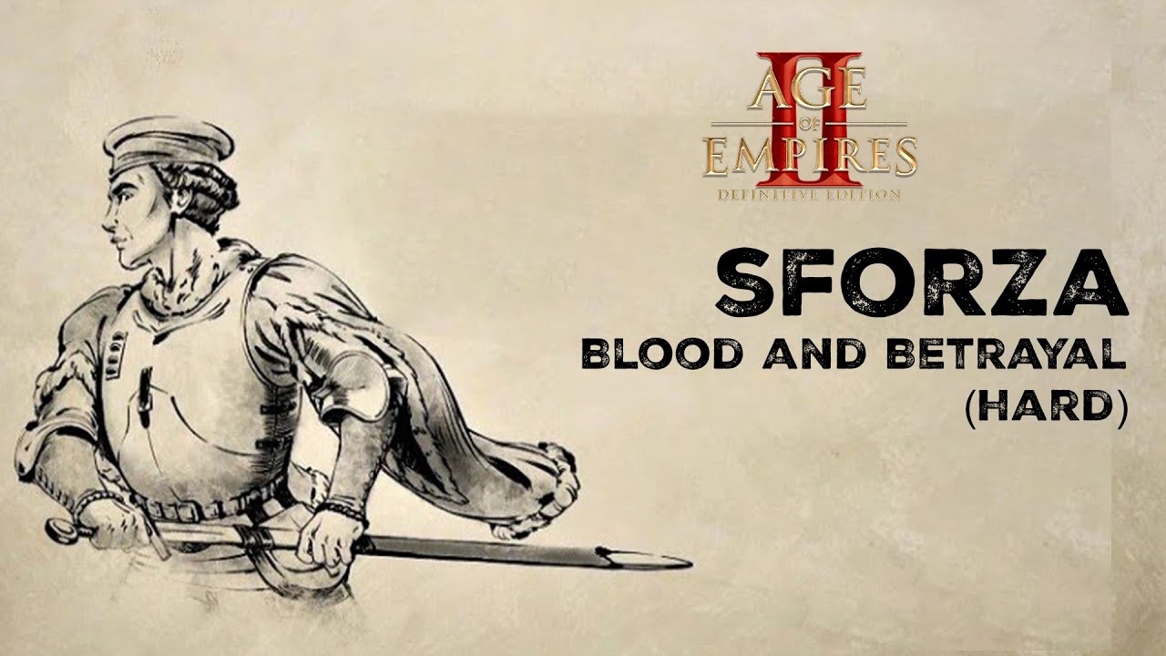 Sforza Campaign 4 Hard - Blood and Betrayal | Age of Empires 2 Definitive Edition
