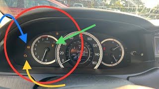 2013 Honda Accord Check engine steering and anti sleep warning lights