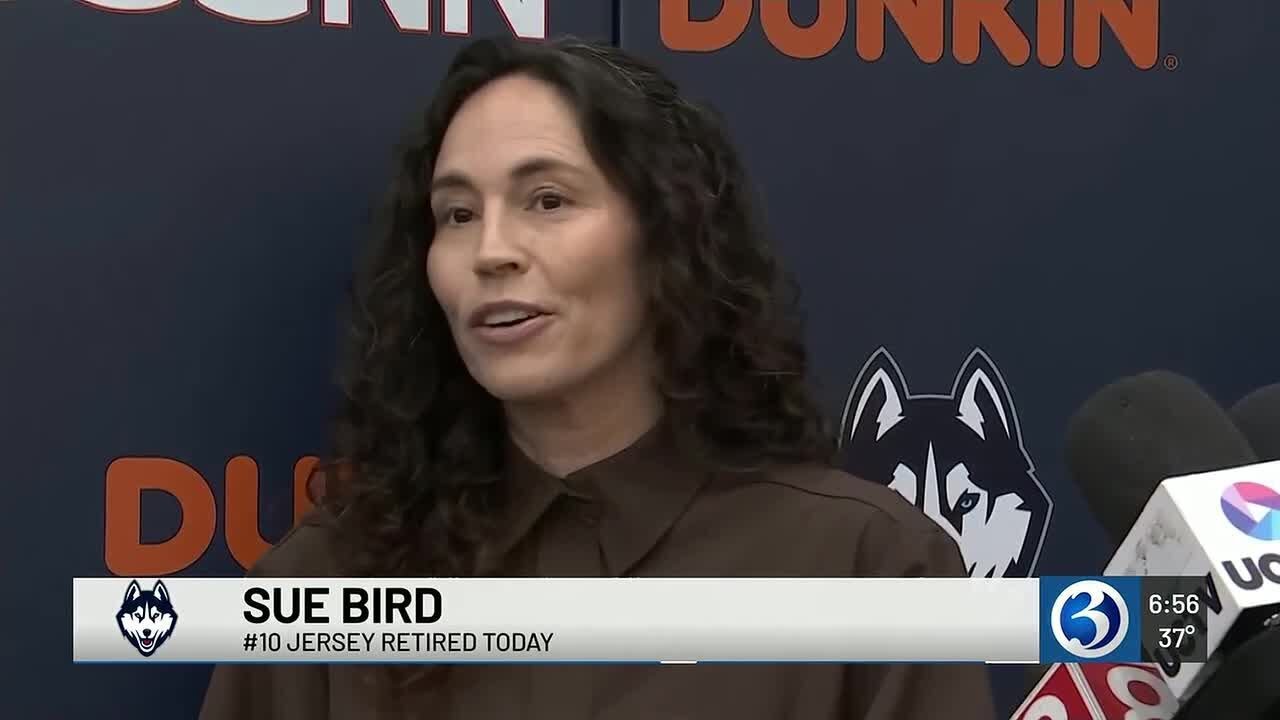 VIDEO: Sue Bird honored at UConn women's game