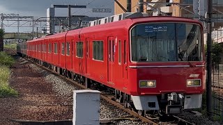 【名鉄】3700系3704F+9500系9504F急行新鵜沼行き神宮前入線