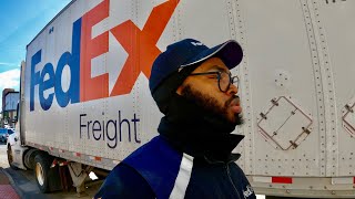 Day In The Life Of A Fedex Freight Delivery Driver