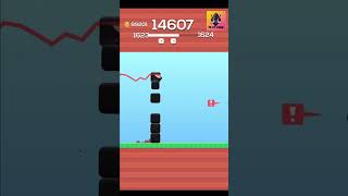 square bird mobile gameplay. #yrffzone #game #best #tricky #puzzle #mobilegames #shorts screenshot 5