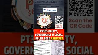 VisionIAS’s PT365 Polity, Governance &amp; Social Issues 2026 Released | Scan the QR Code