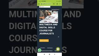 How to access your courses on Yaaka DN using a mobile phone. screenshot 1