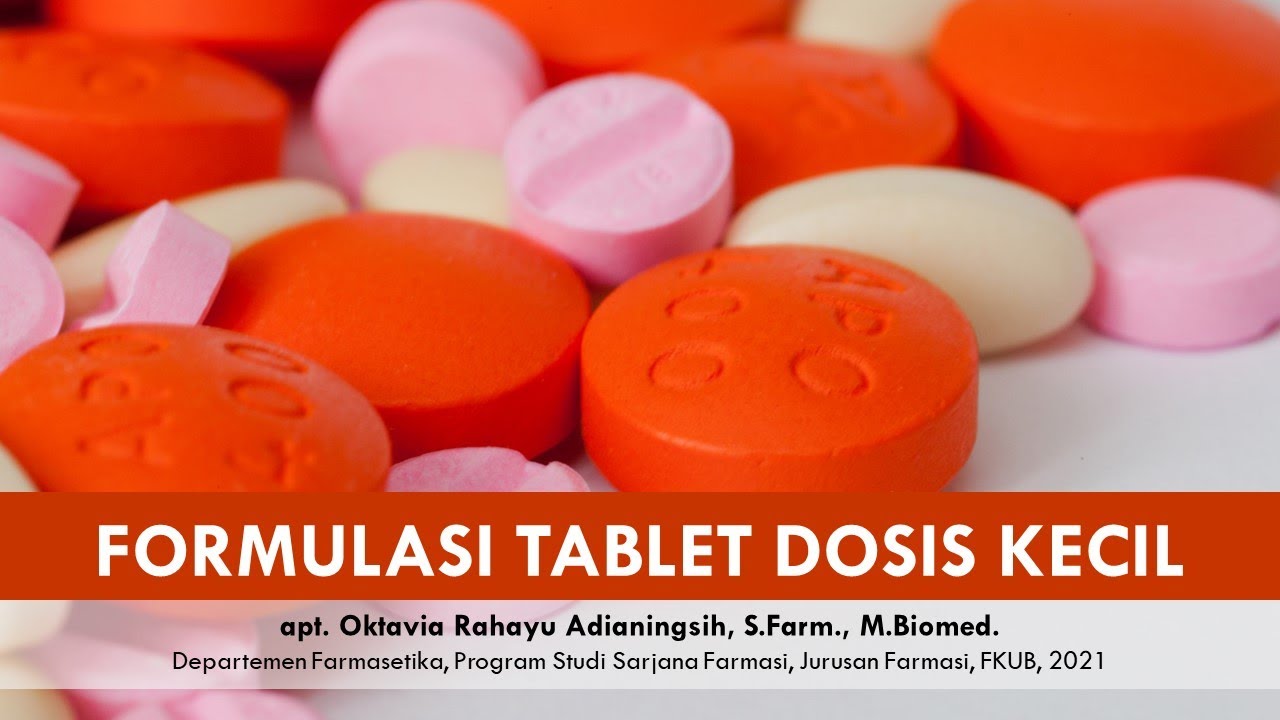 Formulasi Tablet Dosis Kecil (QbD)