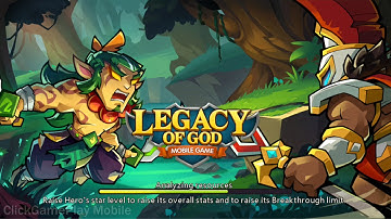 Legacy of God - Gameplay - Android / Role Playing / Mobile game