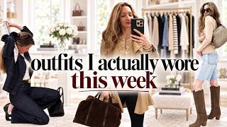 What I ACTUALLY Wore In A Week Summer to Fall Outfits!