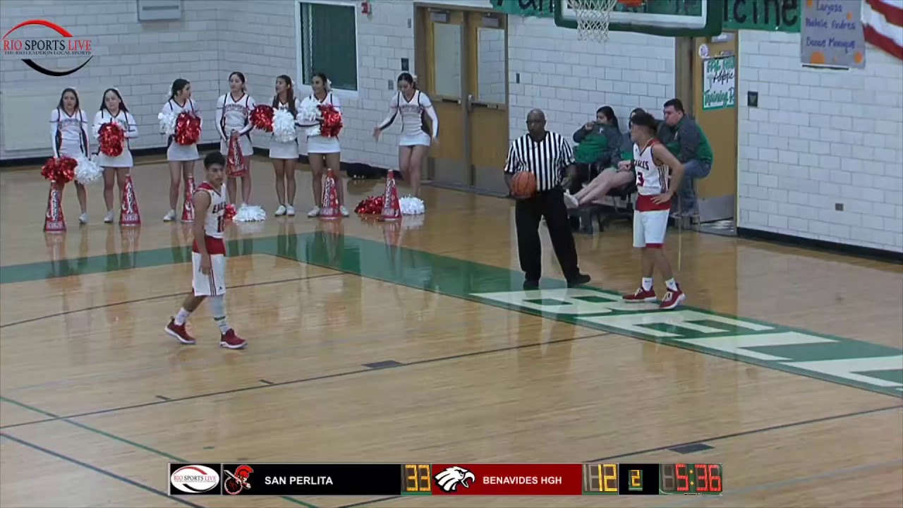 ‪San Perlita VS Benavides Bi District Men’s Basketball Game