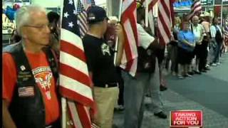 Hurt soldier back home in Tampa