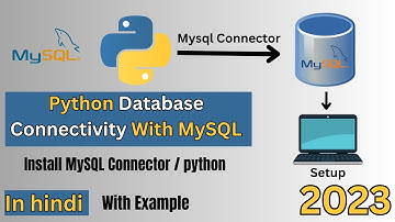 How To Connect Python With MySQL Database In Hindi #python #mysql