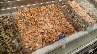 HEB seafood section