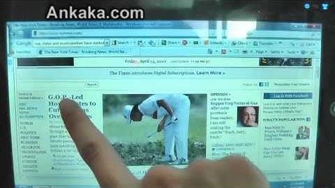 Winpad P100 32GB SSD: Windows 7 Tablet PC, Multi-touch Capacitive Touch Screen, 10.1", 1.66 GHz CPU