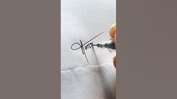 Amrit✍️#calligraphy #handwriting #youtubeshorts #shortsfeed #shorts #ytshorts #signature #viral