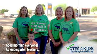 Voting YES on the DVUSD M&O Override - Support Students by keeping full day kindergarten in DVUSD.