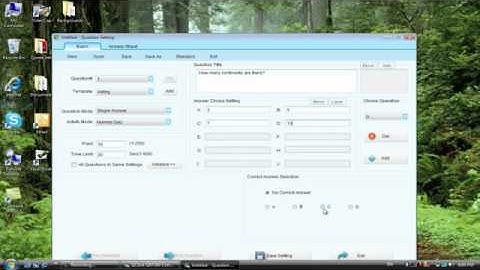 QRF300: Creating a quiz