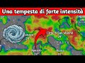Una tempesta di forte intensità " meteo italia 