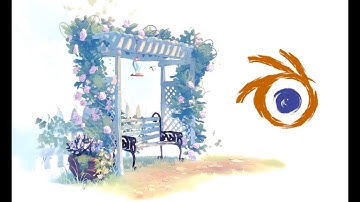 Park Bench - Blender + Grease  Pencil + Deep Paint