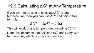 General Chemistry II CHEM-1412 Ch 19 Thermodynamics Part 3