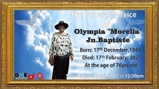 Celebrating The Life of Olympia Morella Jn.Baptiste