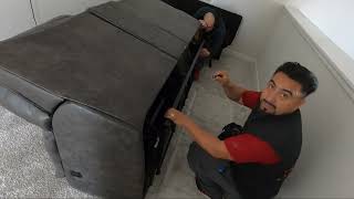 How To Move A Heavy Recliner Sofa From Upstairs By Rescue Moving Services Dallas Movers