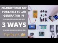 Hybrid Charging For DIY Portable Solar Generator (TAGALOG)