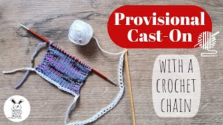 Provisional Cast-On with a Crochet Chain @haalu