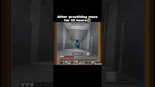 Mace is not for me😭🙏 #minecraft #memes #gaming #mobile #shorts