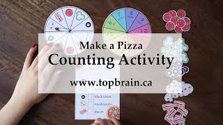Make a Pizza Counting Activity PART 2, Homeschool Activity