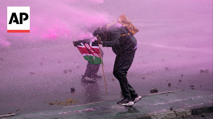 Police clash with protesters in Kenya protesting against police brutality