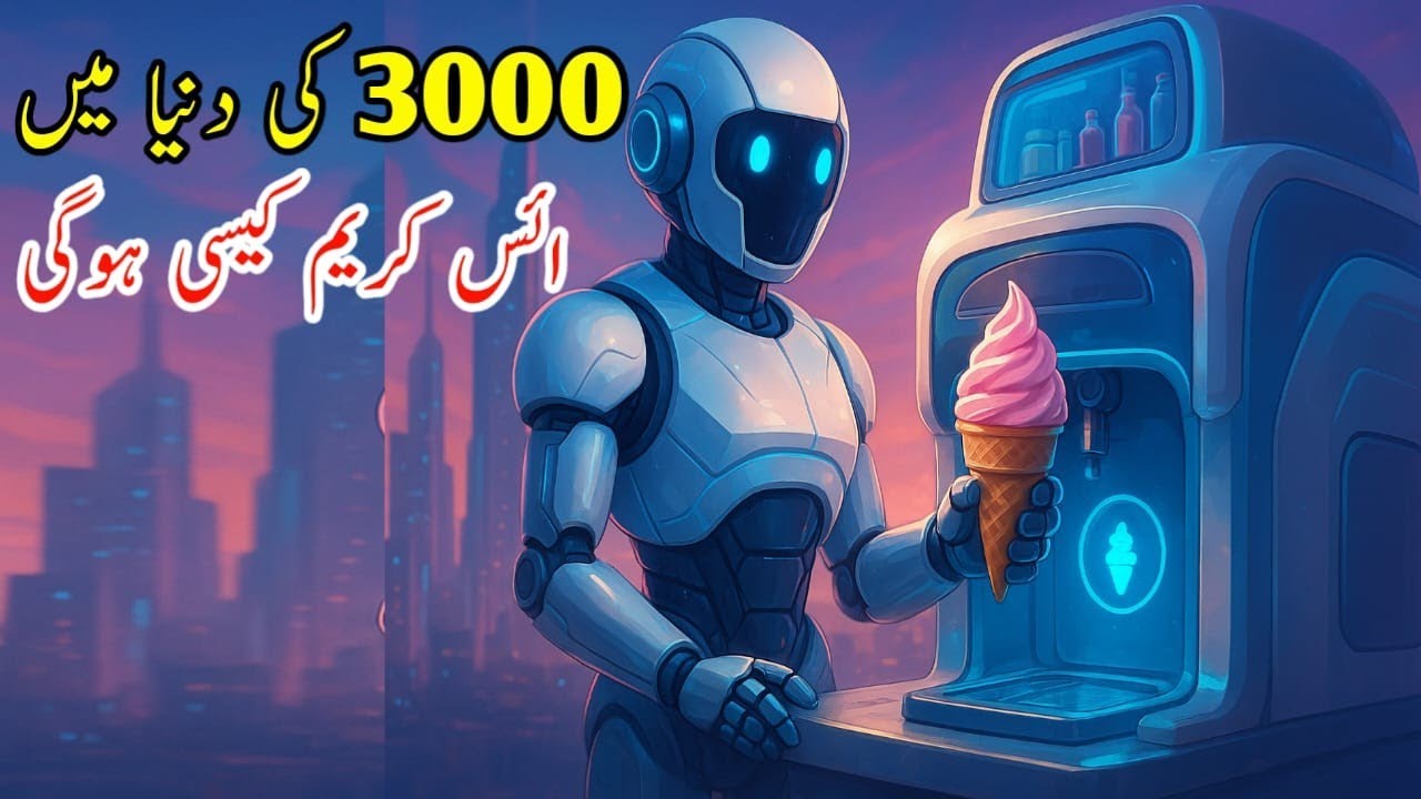 Ice Cream in 2100 | Future Technology |2070 Future World in Hindi / Urdu | 2080 Mai Dunya Kaisy Hogi