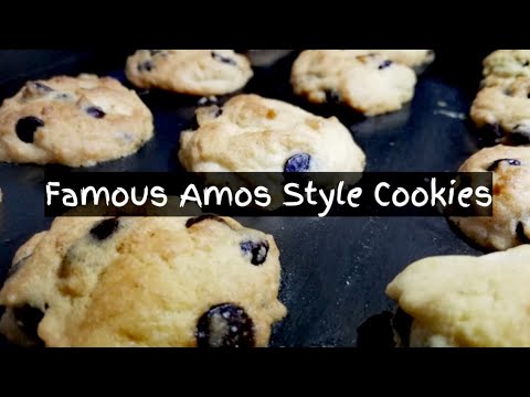 Famous Amos Crunchy Chocolate Cookies Recipe Resepi Biskut Ala Famous Amos Mudah Youtube