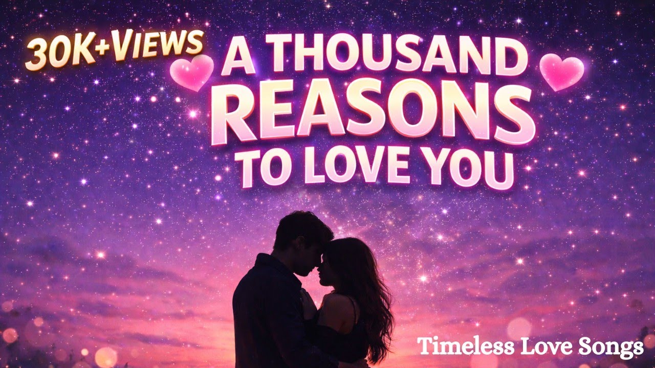 A Thousand Reasons to Love You (Lyrics) – Heartfelt Romantic Love Song 2025 | Timeless Love Songs