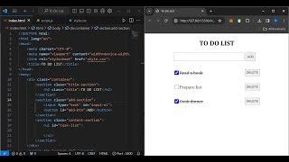 Part 2 : To-do list web page - Adding functionality | JavaScript | HTML | CSS | Code with me