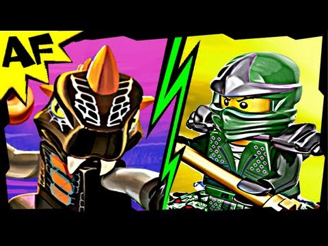 GREEN NINJA vs BYTAR - Lego Ninjago 9556 Spinjitzu Battle & Animated Review