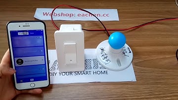 EACHEN WIFI WALL SWITCH-US USING EWELINK APP