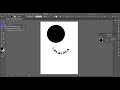 Herramienta Texto en Trazado en Illustrator.