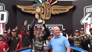 Corey Heim wins the Brickyard 400 in his first-ever race at Indianapolis Motor Speedway