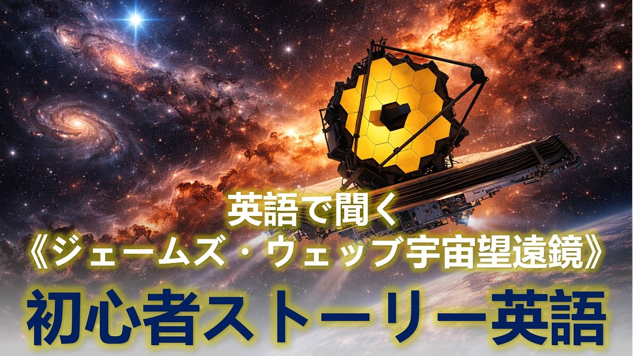 英語で聞く《ジェームズ・ウェッブ宇宙望遠鏡》 | 世界の物語で英語を学ぶ📖