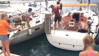 Sailboat Maneuver and Accidents | Fail The at Sea | SAILING CRASH | 015