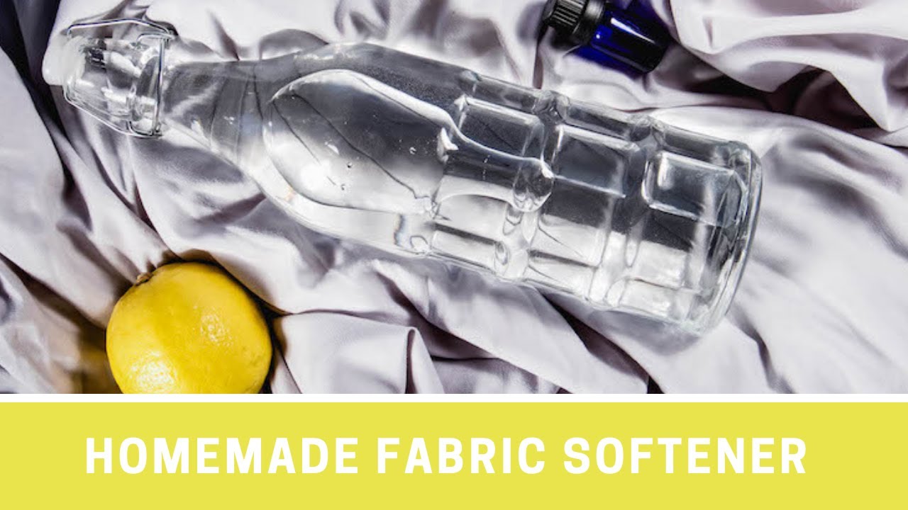 Simple 2Ingredient Homemade Fabric Softener Recipe (lovely fresh scent) YouTube