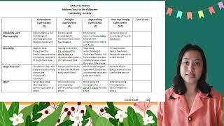 Performance Task Prompt and Rubric #Assignment1 Profile