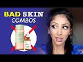 BAD skincare combinations  DOCTOR V | PIXI, The Ordinary | AHA/ BHA/ RETINOL | DR V |Brown/Dark Skin