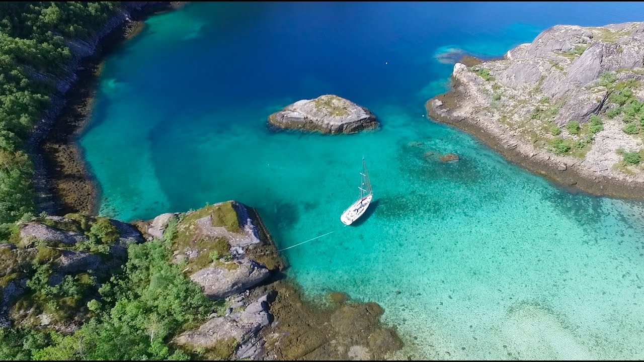 Sir Ernst aux iles Lofoten ( Norvège) les 10 plus beaux mouillages version longue 10 mn