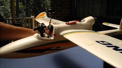 Hobbyking Bixler 2 FPV (Fatshark Predator V2) Build Video 2