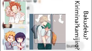 Deku solves class 1 A mystery | Bakudeku , kamijiro , kirimina | MHA chat Bhna texting story