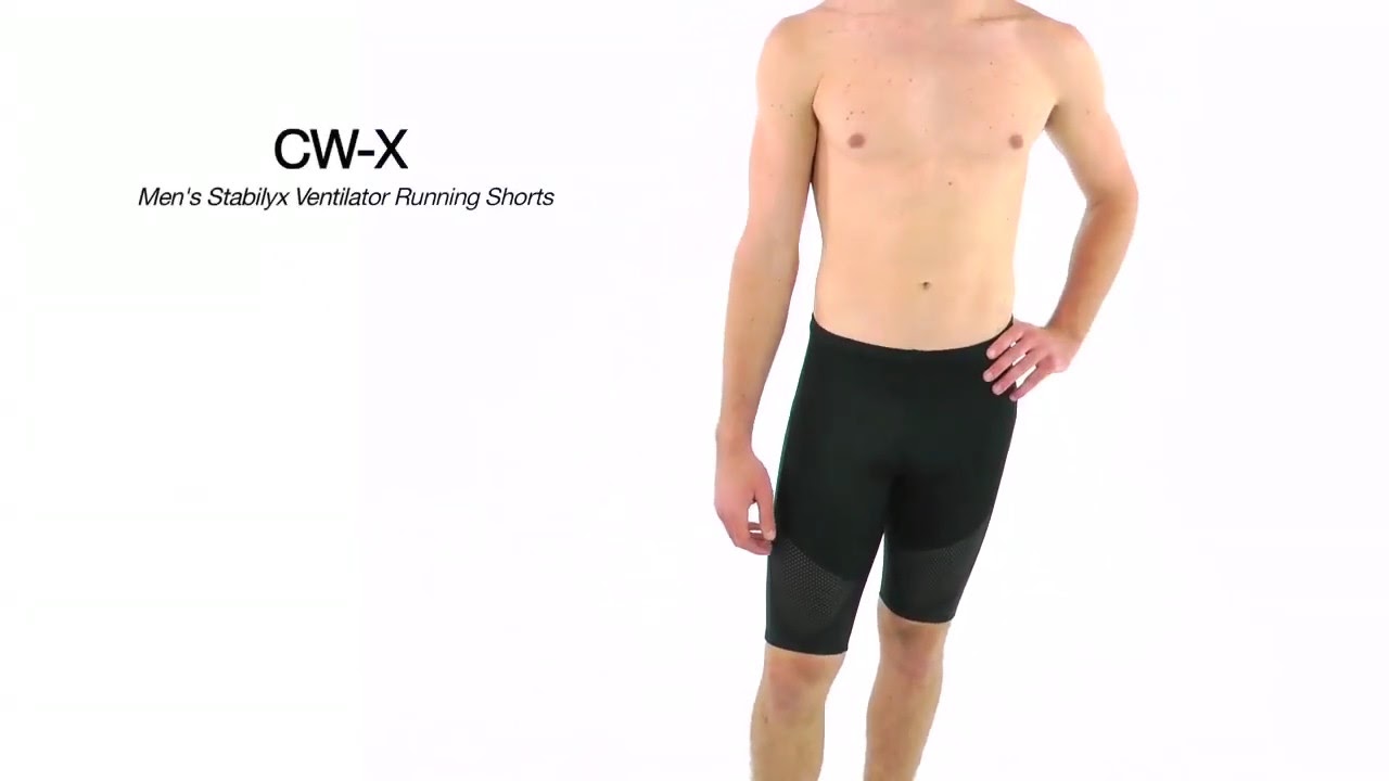 CW-X Men's Stabilyx Ventilator Running Shorts | SwimOutlet.com