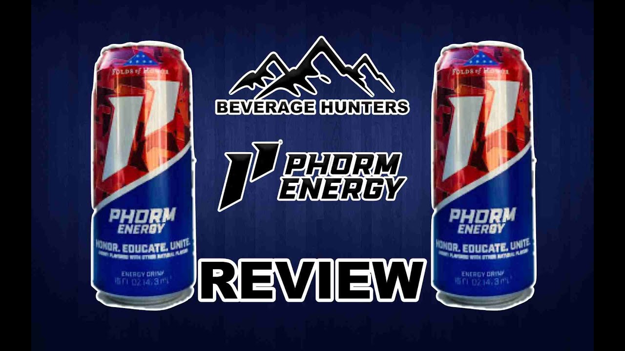 Cherry Folds of Honor Phorm Energy drink